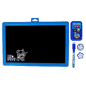 Double-sided magnetic board with accessories