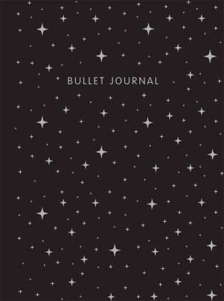Dot Notebook: Bullet Journal Night Sky, 160 sheets, with stickers