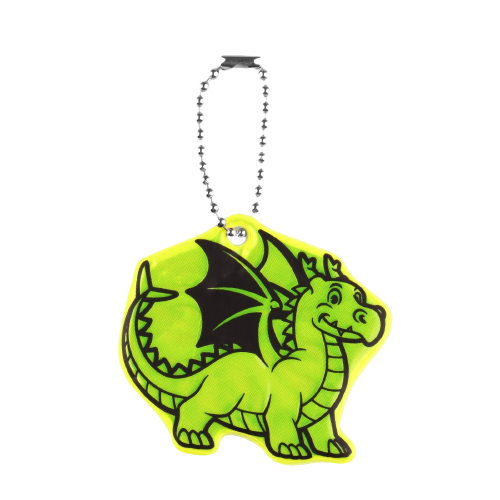 Reflective Element Double-Sided Dragon NY2024 5.3*5.8cm Chain