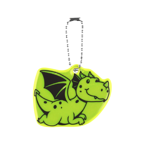 Reflective element double-sided Drakosha NG2024 6.2*5cm chain