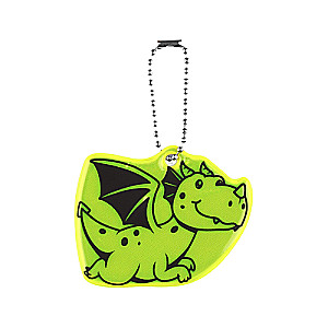 Reflective element double-sided Drakosha NG2024 6.2*5cm chain