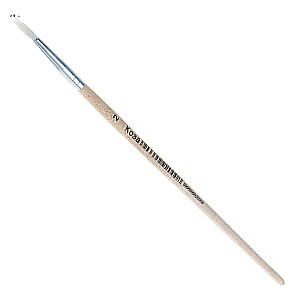 Round Goat Hair Brush No. 2 Wooden Handle