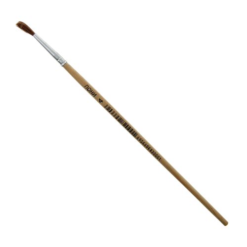 Round Pony Brush No. 4 Wooden Handle