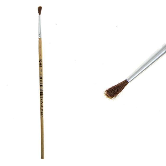 Round Pony Brush No. 1 Wooden Handle