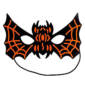 Mask - Bat Black-Orange