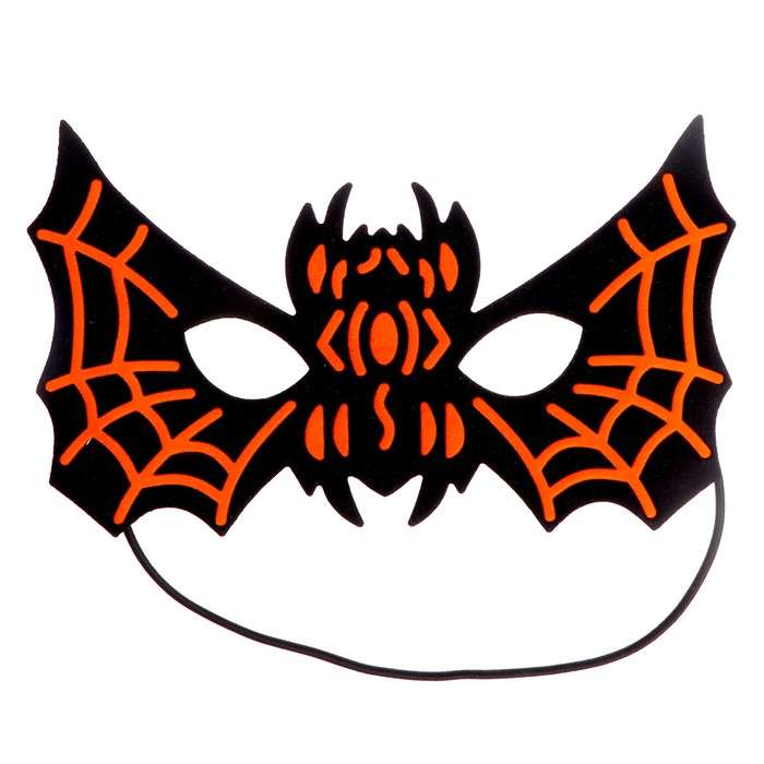 Mask - Bat Black-Orange