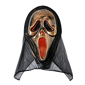 Carnival Mask - Scream, gold color