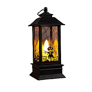 LED Figure - Black Lantern with Ghost