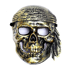 Carnival Mask - Pirate, Gold Color