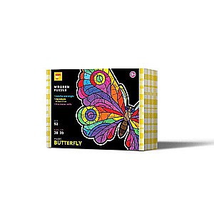 Wooden Puzzle - Butterfly 52 pcs.