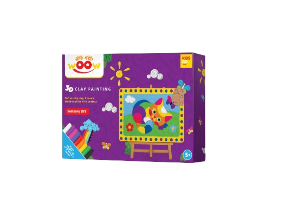 Creative Set - 3D Clay Picture Kitten