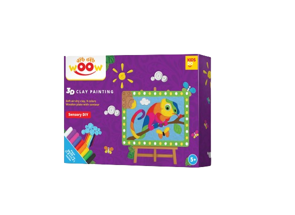 Creative Set - 3D Picture from Clay Chameleon