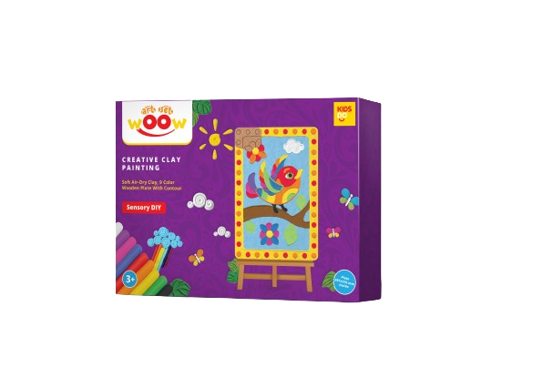 Creative Set - 3D Clay Picture Bird