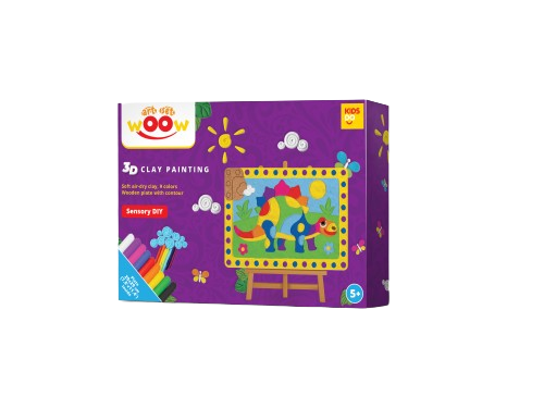 Creative Set - 3D Picture from Clay Dinosaur
