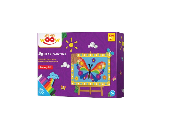 Creative Kit - 3D Butterfly Picture from Clay