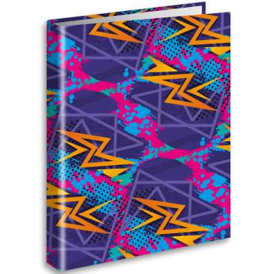A5 folder with 2 rings Zigzags