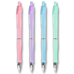 Ballpoint pen 0.7 mm PENMATE Sorento pastel, mix