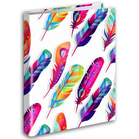 A5 folder with 2 rings Feathers