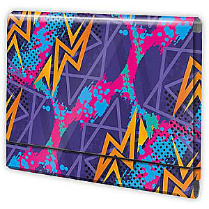 A5 Folder with Rubber Band Zigzags