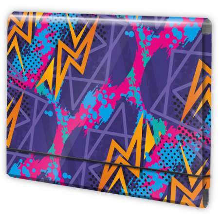 A5 Folder with Rubber Band Zigzags