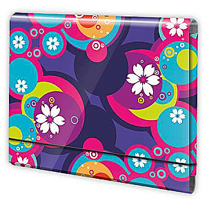 A5 Folder with Rubber Band Patterns