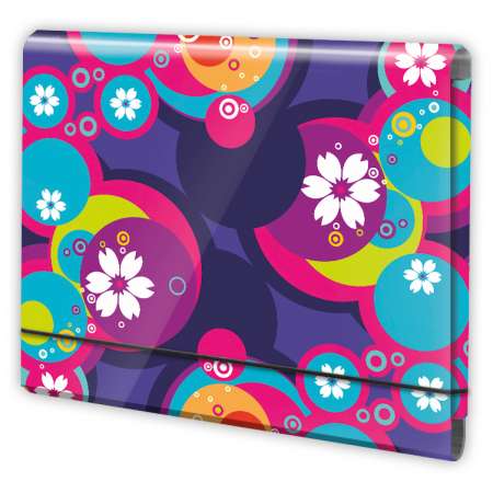 A5 Folder with Rubber Band Patterns