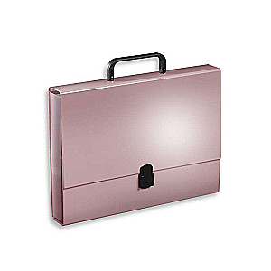 A4 Laminated Cardboard Briefcase Beige