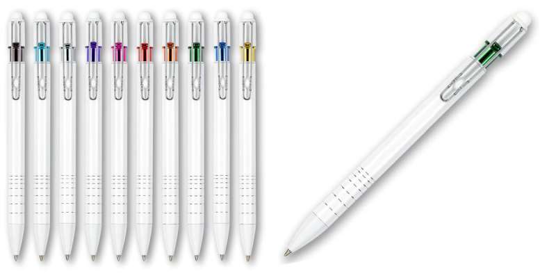 Ballpoint pen with stylus PENMATE White touch