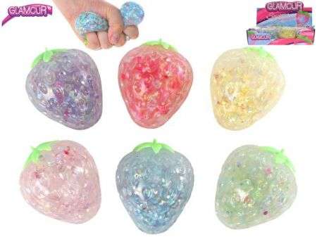 Stress-relief Toy 6 cm Strawberry, mix