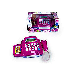 Cash register with light and music, 23 cm.