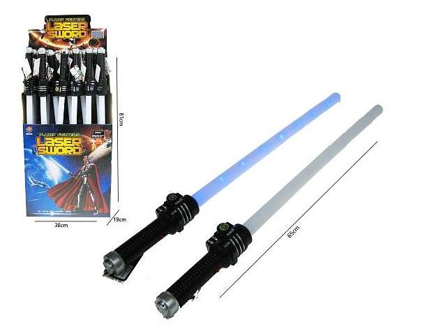Laser sword 65 cm, with light and sound
