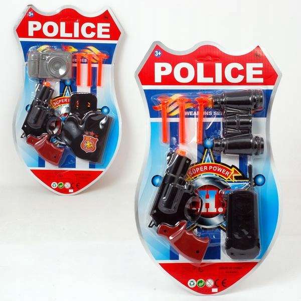 Police Accessories Set POLICE, 6 items, radio