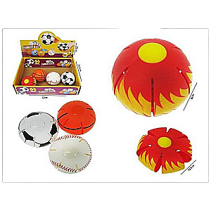 Ball, 8.5 cm, plastic, mix