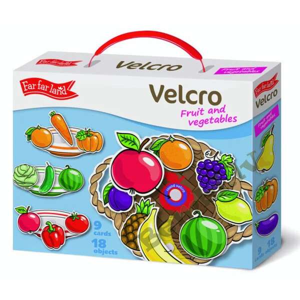 Educational Game FarFarLand VELCRO - Game with Velcro Fruits and Vegetables