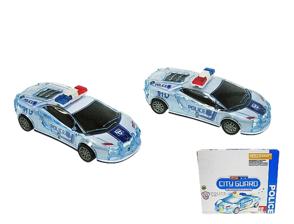 Police with lights and music, 15 cm.