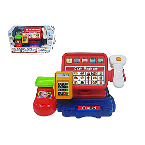 Cash register with light and music, 33x20 cm.
