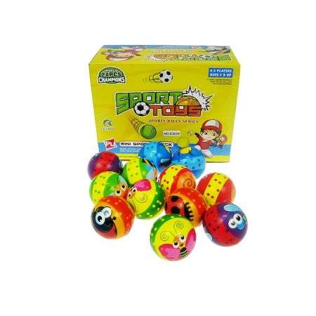 Ball - Insects, soft, 7.6cm, mix