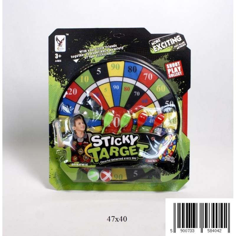 Sticky Target Darts Game