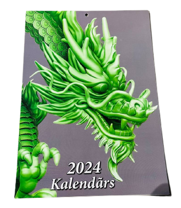 Sienas kalendārs 2024 (A4) Pūķis