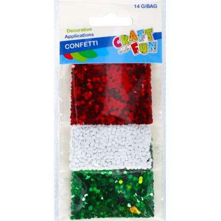 Decorative glitter 3pcs x 14g