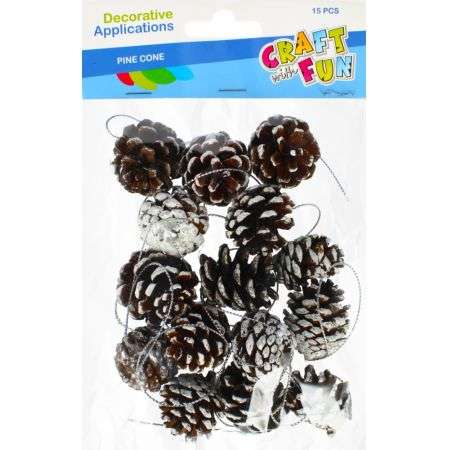 Decor - 3cm, 15 pcs. Cones