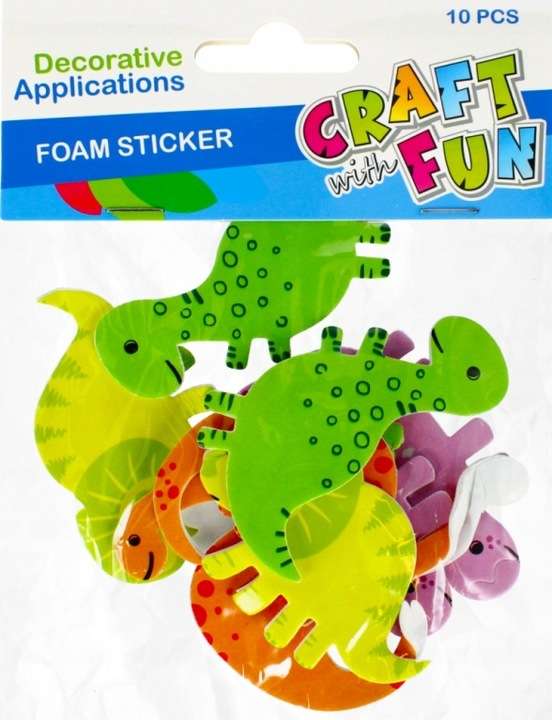 Decor sticker 10 pcs. Dinosaurs
