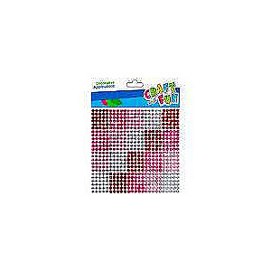 Decor Stickers 10x10 Silver-Red