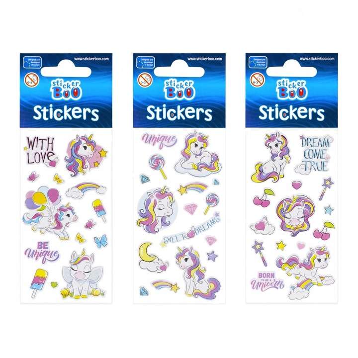 Stickers 6.6x18cm Unicorn