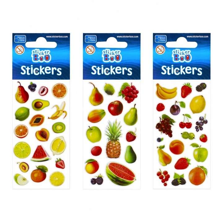 Stickers 6.6x18cm Fruits