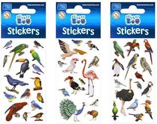 Stickers 6.6x18cm Birds