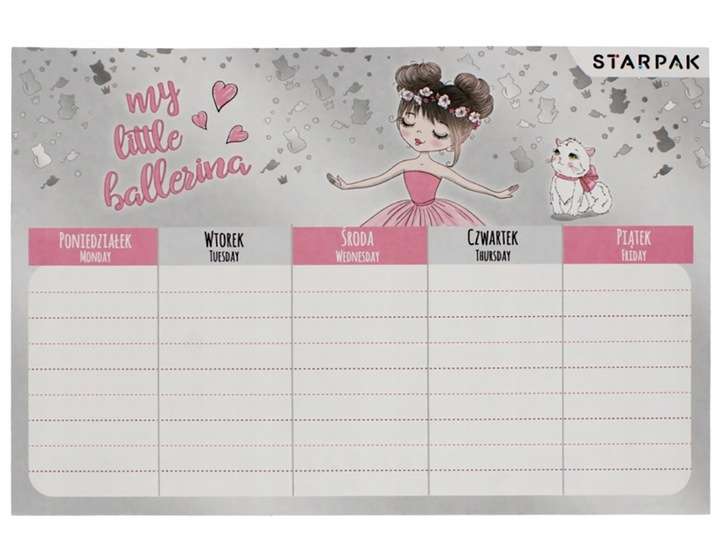 Schedule of Lessons Ballerina