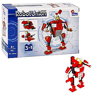 Constructor 65 pcs. RobotUnion, red
