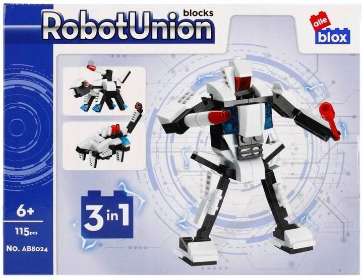 Constructor 115 pcs. RobotUnion, white