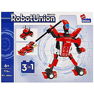 Constructor 115 pcs. RobotUnion, red